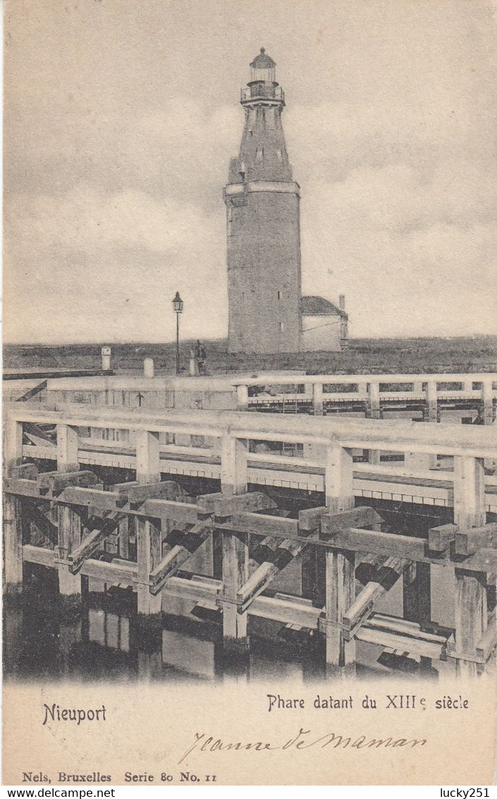 Belgique - Phare - Nieuport -  Phare Datant Du XIIIè Siècle - Circulée - Faros