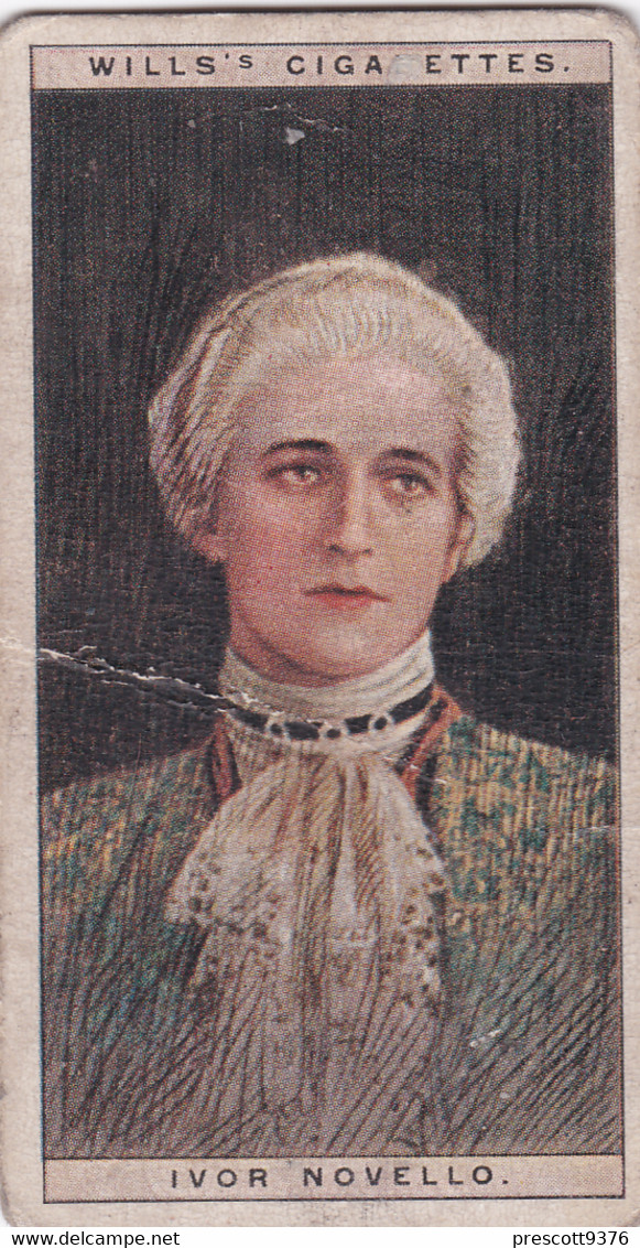 19 Ivor Novello - Cinema Stars 1928 - Wills Cigarette Card - Wills