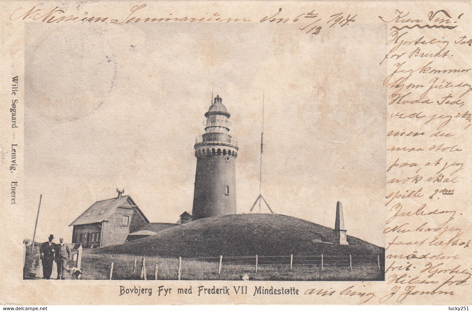 Danemark - Phare - Fyr - Le Phare - Circulée - Lighthouses