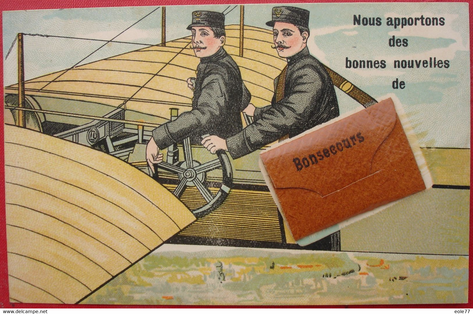 76 - BONSECOURS - Carte A Système - Dépliant - Aviation - Aviateur - 10 Vues Dans La Sacoche - Bonsecours