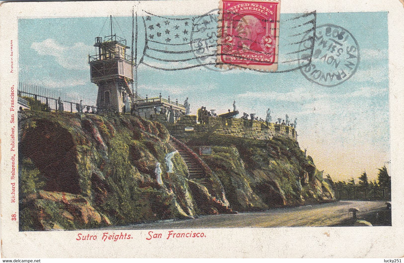 Etats Unies - Phare - San Francisco - Le Phare - Circulée Le 08/11/1908 - Fari