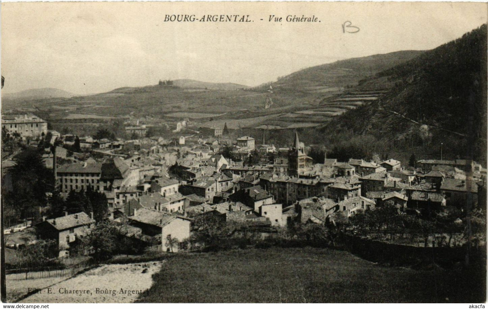 CPA BOURG-ARGENTAL - Vue Générale (430472) - Bourg Argental