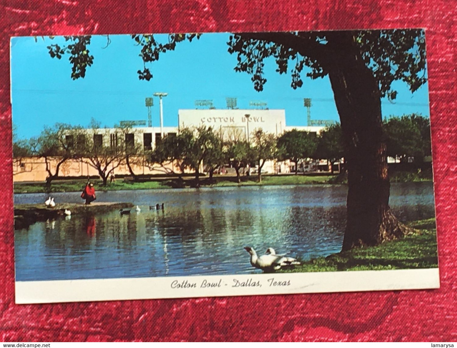 Texas  Dallas Amérique Etats-Unis  TX - -☛Carte Postale CPA Postcard -The Cotton*Bowl --1970 - -☛Berne Suisse - Dallas