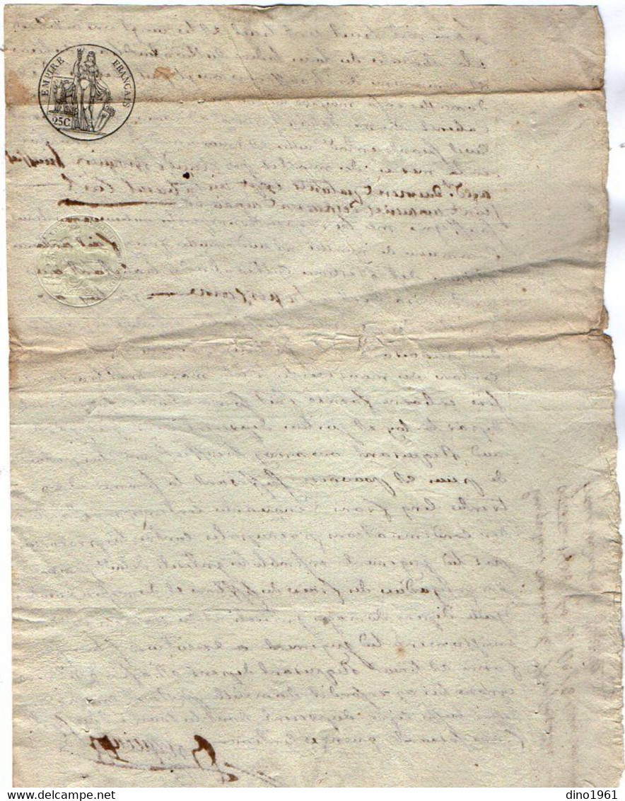 VP18.390 - MAURIAC - Acte De 1808 Concernant Mr RIXAIN à MEALLET - Manuscrits