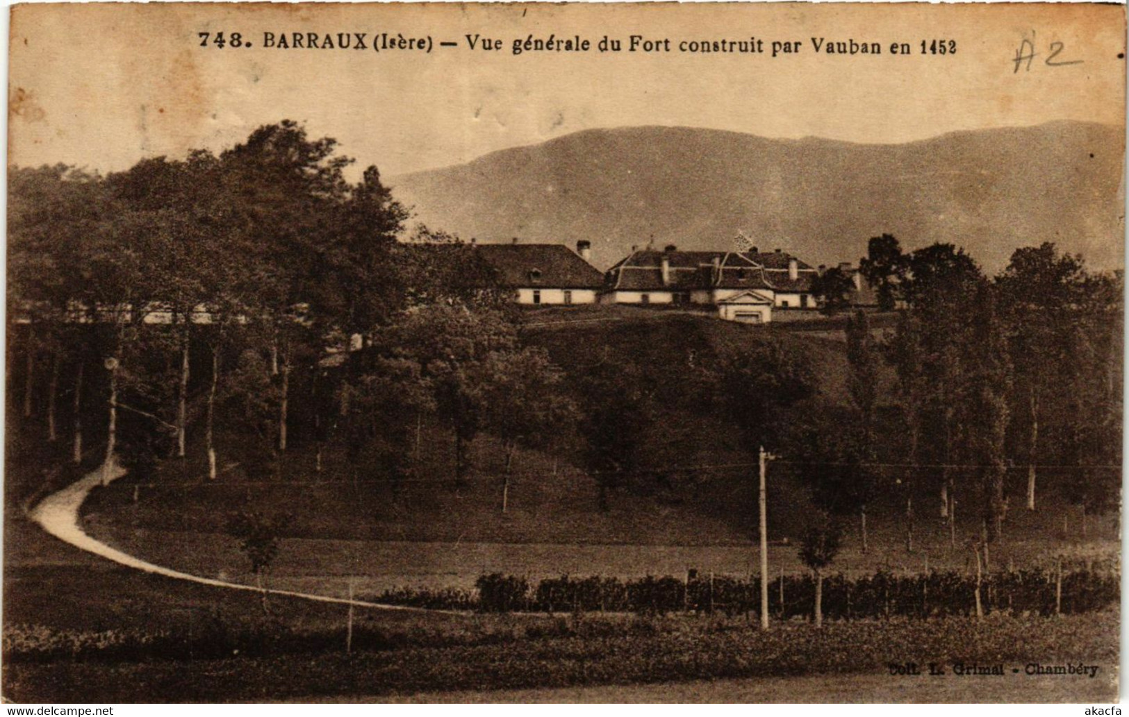 CPA BARRAUX - Vue Générale Du Fort Construit Par Vauban En 1453 (433516) - Barraux
