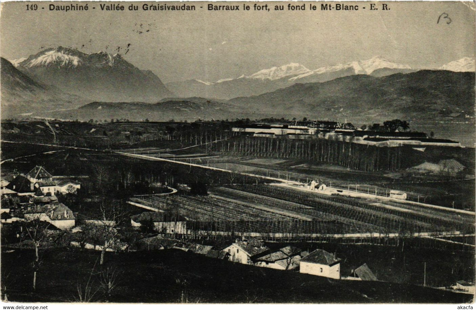CPA Dauphiné - Vallée Du GRÉSIVAUDAN - BARRAUX Le Fort Au Fond Le M. B (433528) - Barraux