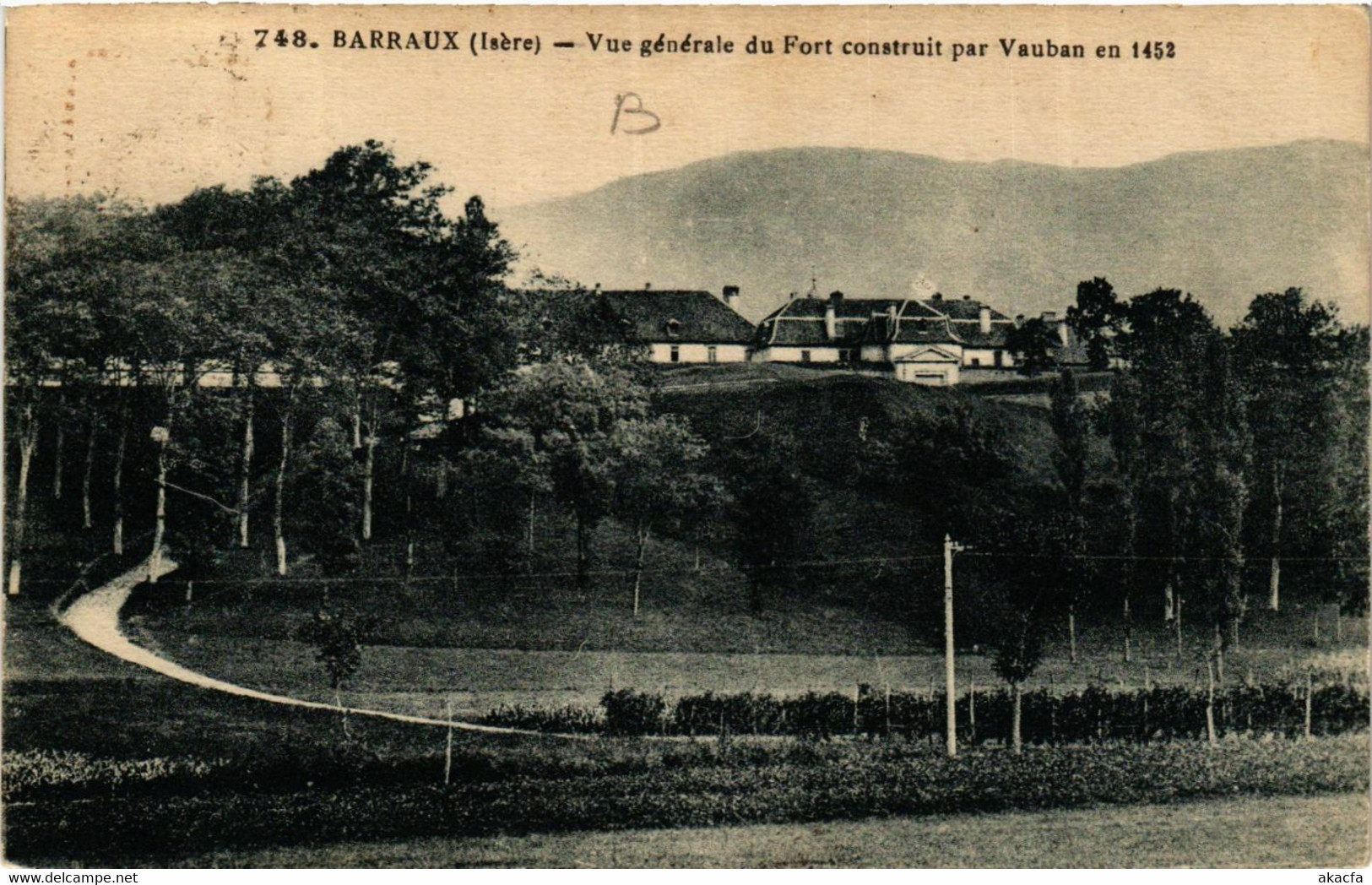 CPA BARRAUX - Vue Geneale Du Fort Construit Par Vauban En 1452 (433681) - Barraux