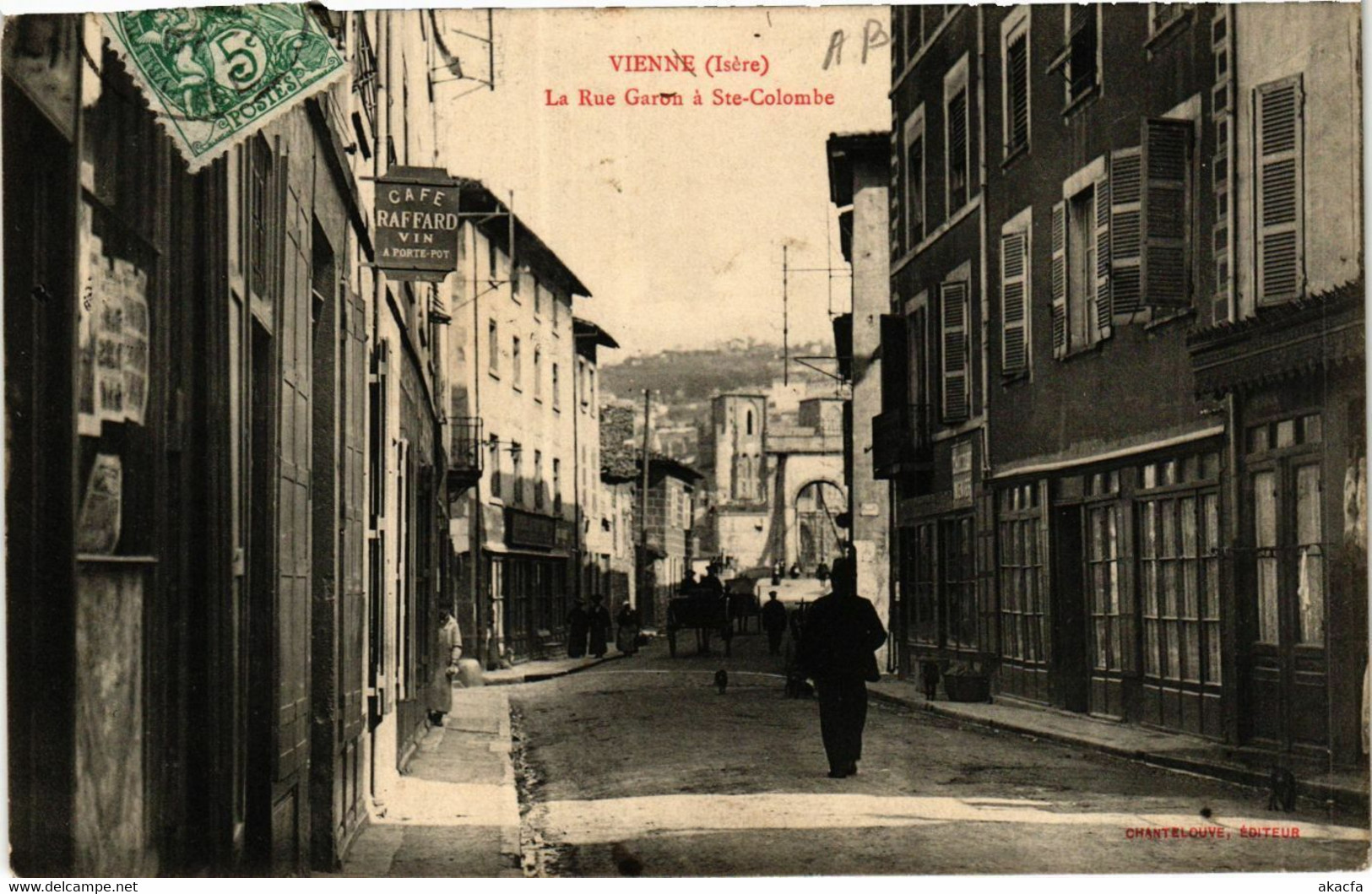 CPA VIENNE - La Rue Garon A Ste-COLOMBE (434048) - Vienne