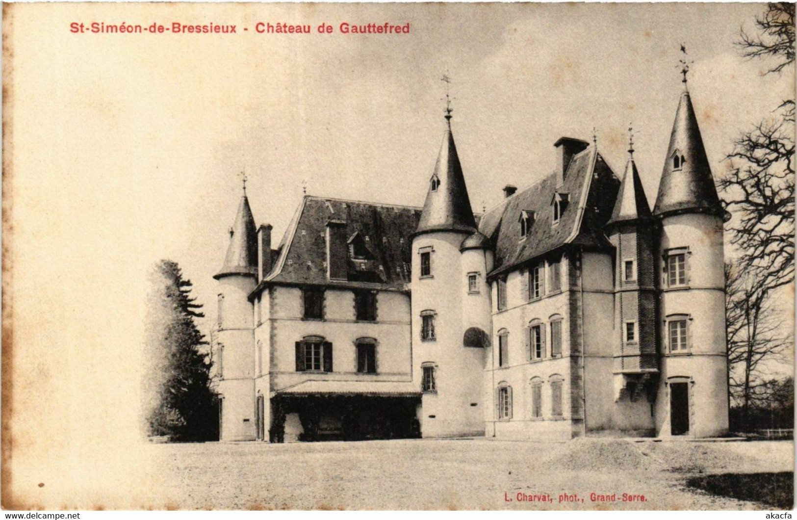 CPA AK St-SIMEON-de-BRESSIEUX-Chateau De Gauttefred (434331) - Bressieux
