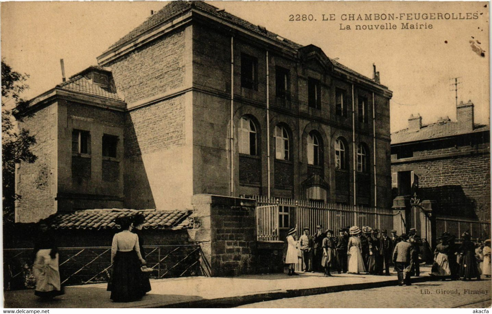 CPA AK Le CHAMBON-FEUGEROLLES - La Nouvelle Mairie (430725) - Le Chambon Feugerolles