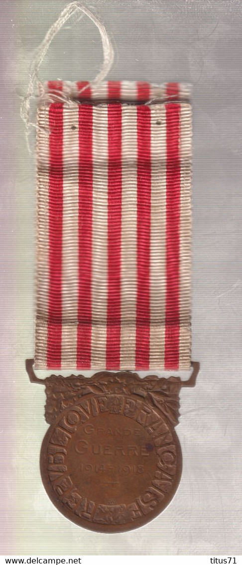 Médaille Commémorative De La Grande Guerre 1914-1918 ( Lot 2 ) - France