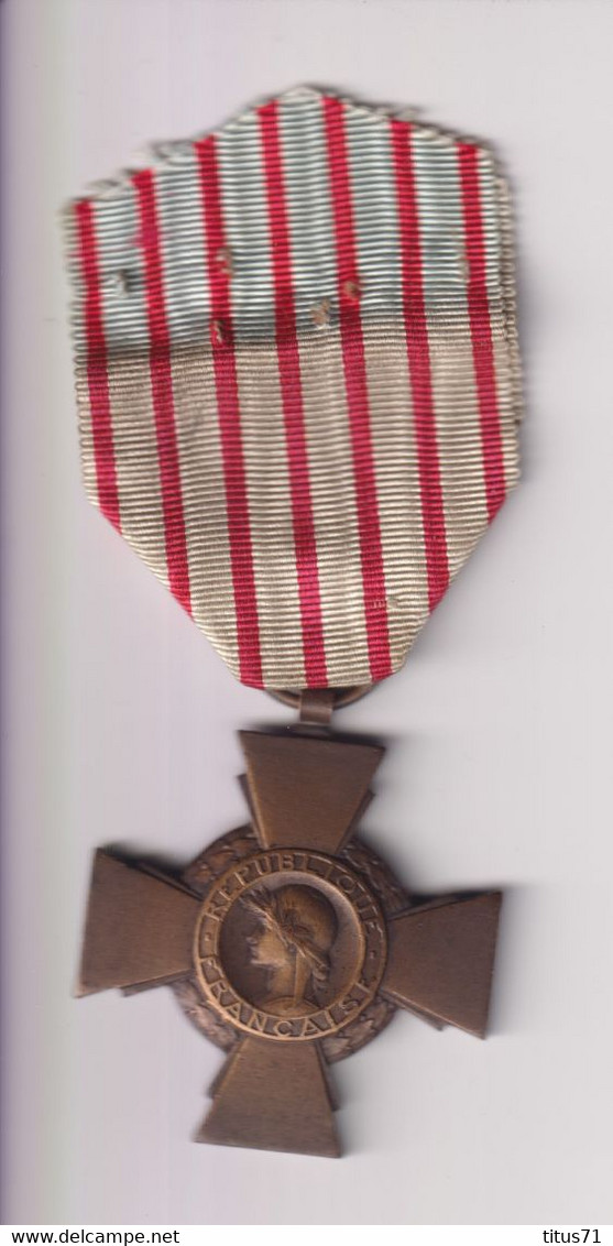 Médaille Croix Du Combattant - Bon état ( Lot 8 ) - Frankrijk