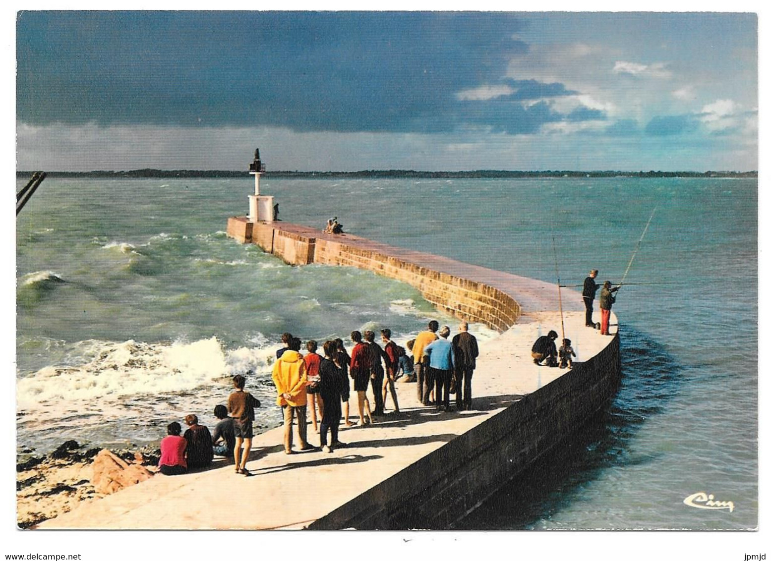 44 - QUIMIAC - La Jetée - L'orage Se Prépare - Ed. Cim Combier - 1979 - Pêche à La Ligne - Mesquer Quimiac