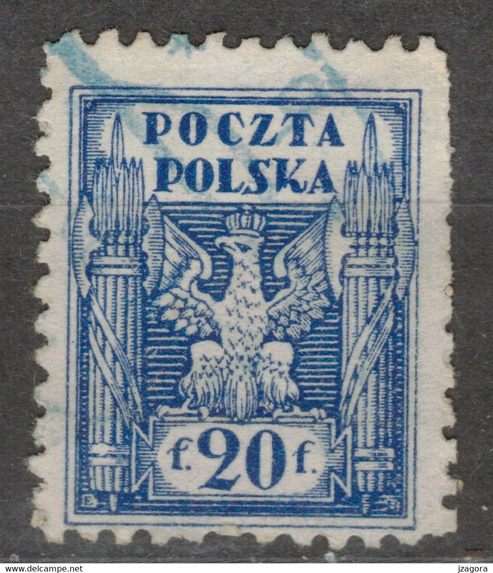 POLEN POLOGNE POLAND 1919 Mi 105 USED - Oblitérés