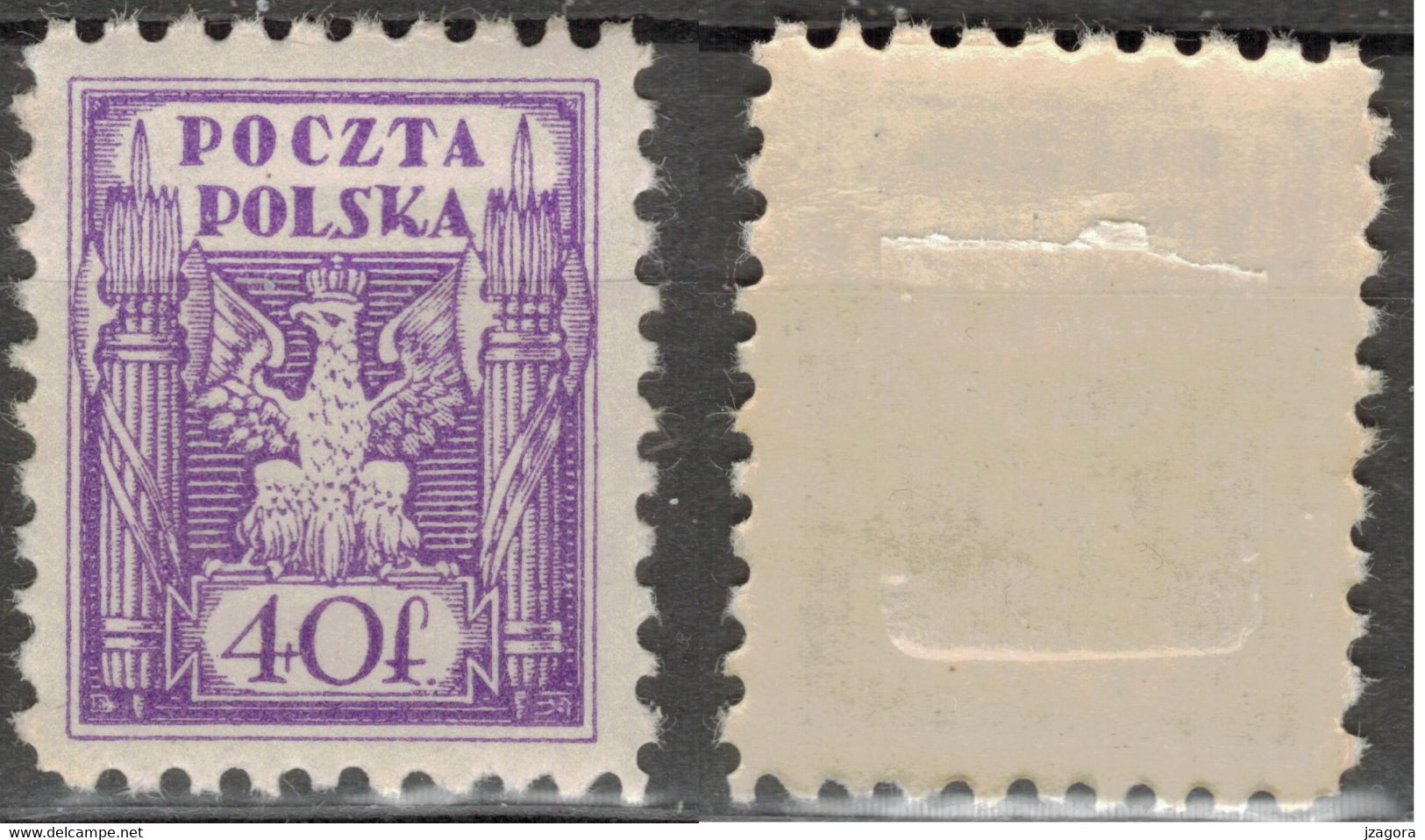 POLEN POLOGNE POLAND 1919 Mi 107 (*) - Unused Stamps