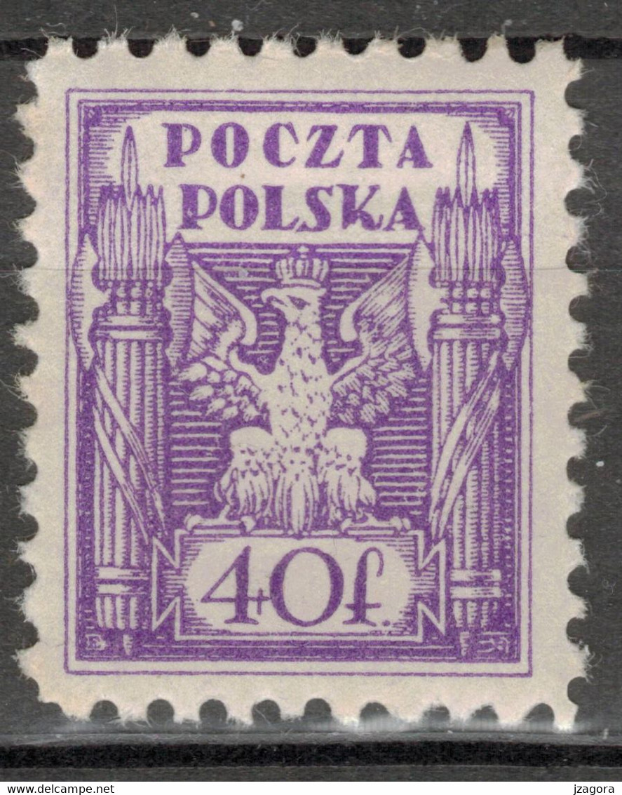 POLEN POLOGNE POLAND 1919 Mi 107 (*) - Unused Stamps