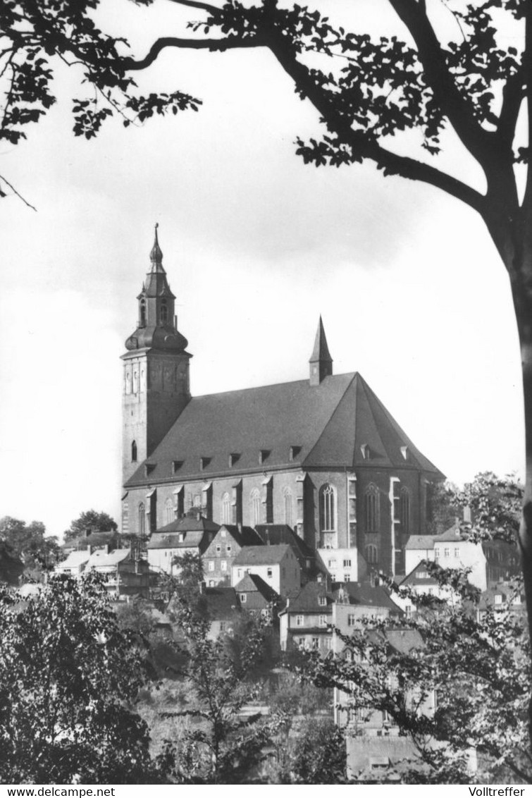 DDR AK Um 1976 Schneeberg Im Erzgebirge, Kirche St. Wolfgang - Schneeberg