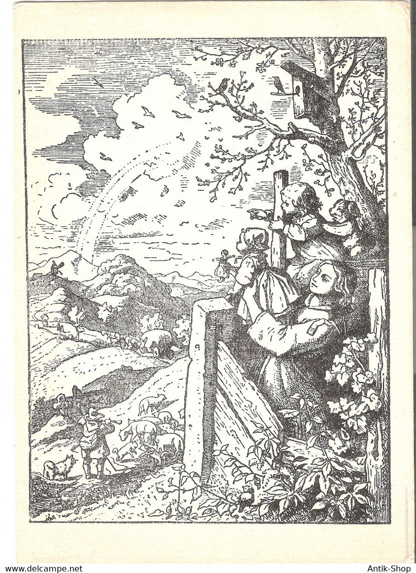 Künstler-AK Ludwig Richter: Guck In Die Weite, Weite Welt! V. 1937 (53662) - Richter, Ludwig