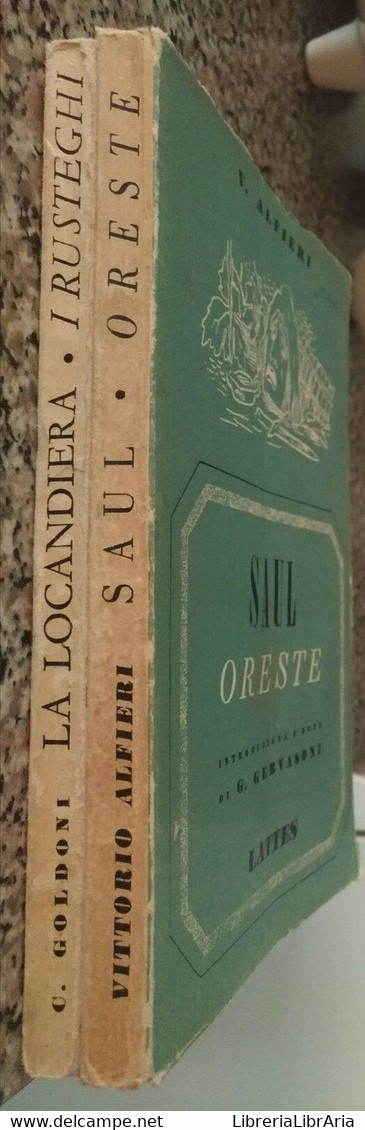 Goldoni In La Locandiera E Alfieri In Saul - Gervasoni, Lattes, 1960/1958 - S - Adolescents