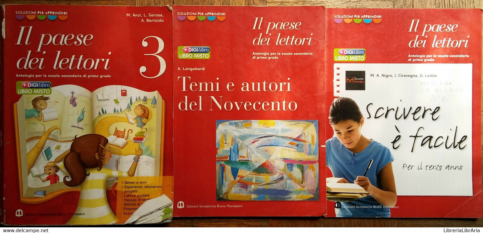 Il Paese Dei Lettori Vol.3+altri-AA.VV.-Ed.Scolastiche Bruno Mondadori,2009-R - Jugend