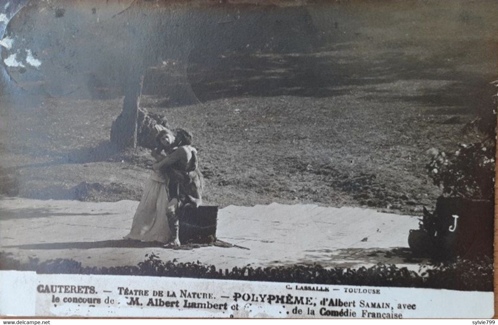 Cauterets - Téatre De La Nature Polyphème D'Albert Samain Avec M. Albert Lambert - Theatre - Cauterets