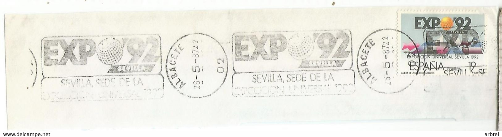 FRAGMENTO CON MAT RODILLO ALBACETE EXPO 92 SEVILLA - 1992 – Sevilla (Spain)