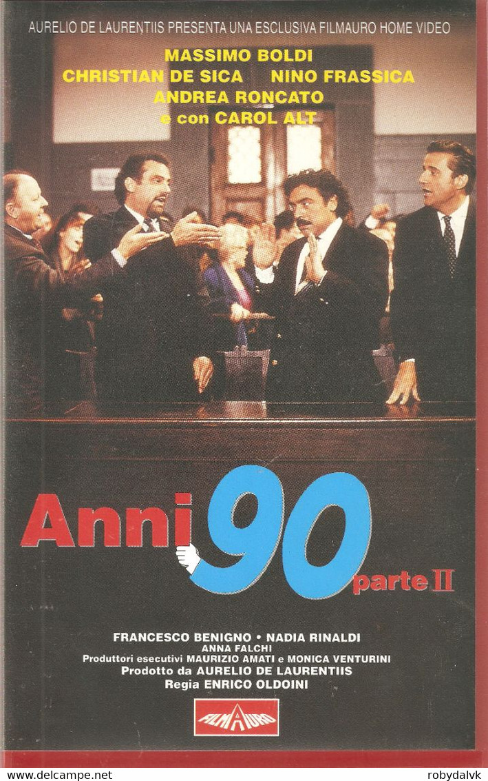 FILM VHS20 : ANNI 90 - PARTE II (Boldi - De Sica - Carol Alt - A.Falchi) - Cómedia