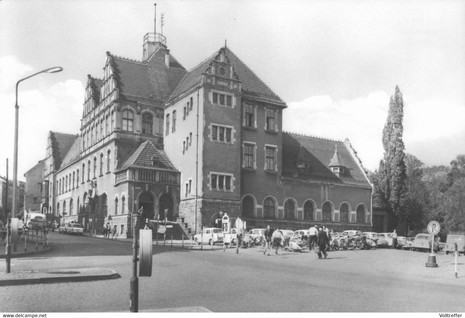 DDR AK Um 1975 Reichenbach Im Vogtland Mit Hauptpost Post Postamt - Reichenbach I. Vogtl.