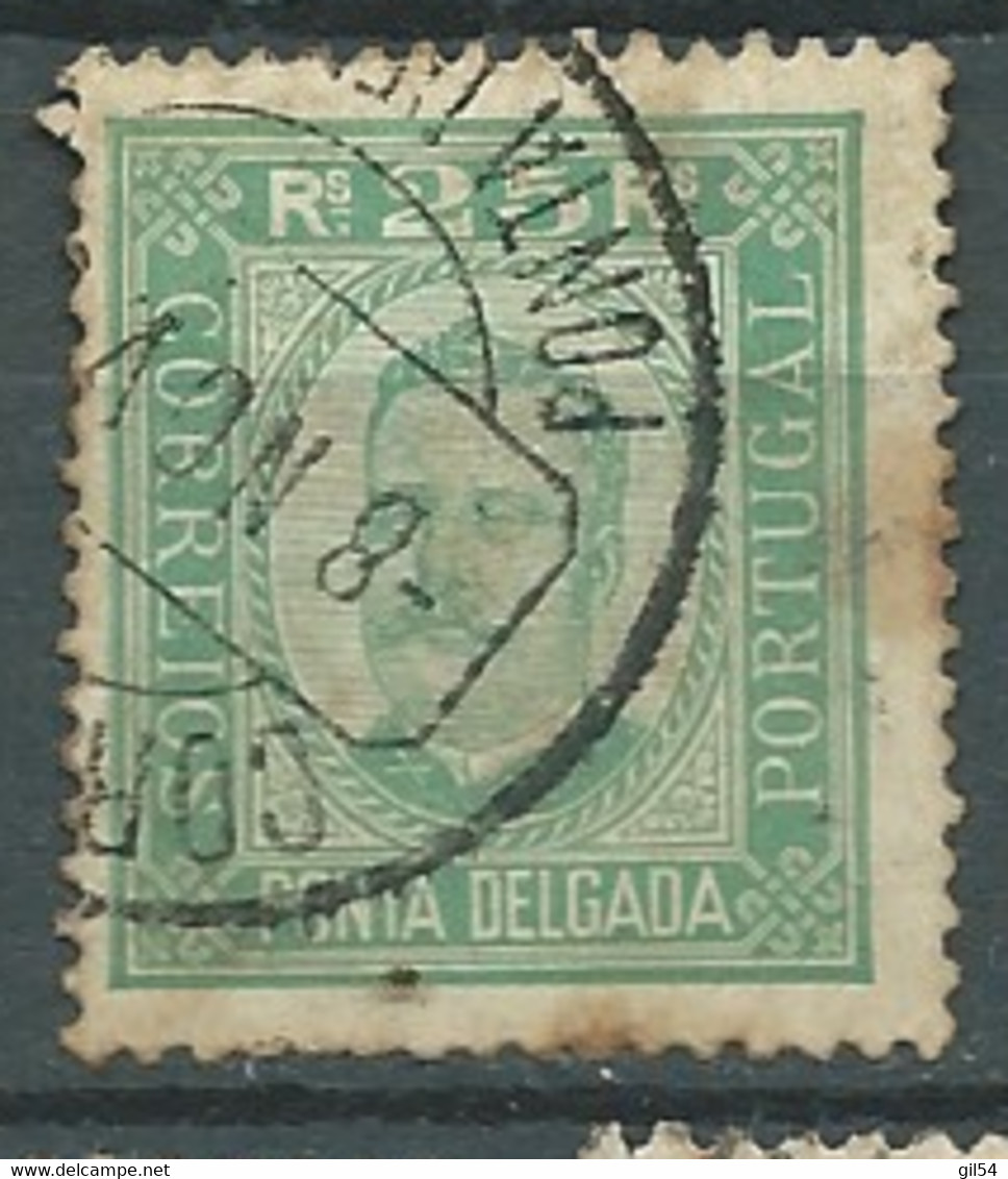 Portugal - Ponta Delgada     Yvert N° 5 B   Oblitéré   DENT 13 1/2 -    -   Au 12629 - Ponta Delgada