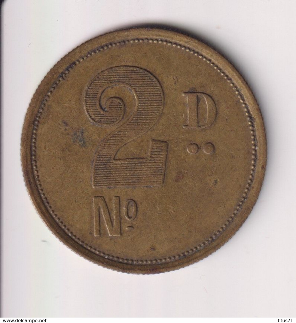 Jeton 2 Pence Royaume Uni - AR And Sons Trade Marke - London - Monedas/ De Necesidad