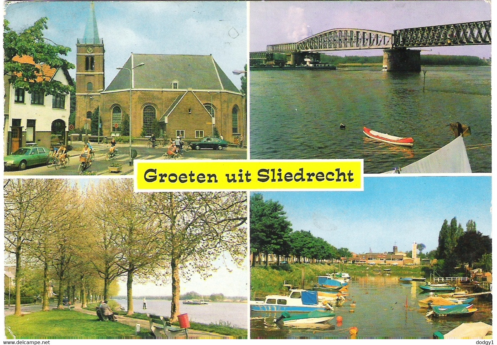 SCENES FROM SLIEDRECHT, HOLLAND. USED POSTCARD Ak4 - Sliedrecht