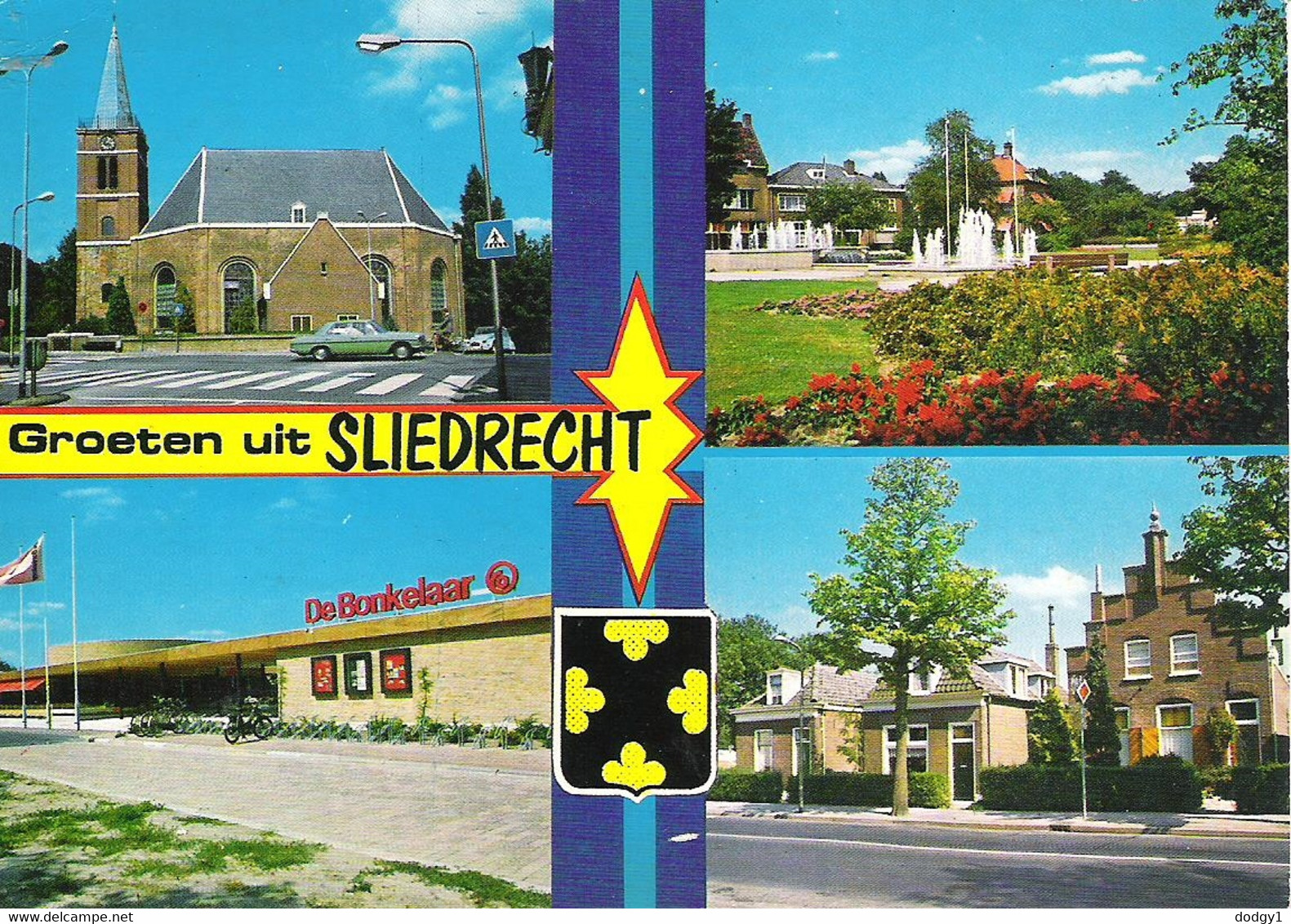 SCENES FROM SLIEDRECHT, SOUTH HOLLAND, HOLLAND. USED POSTCARD Ak5 - Sliedrecht