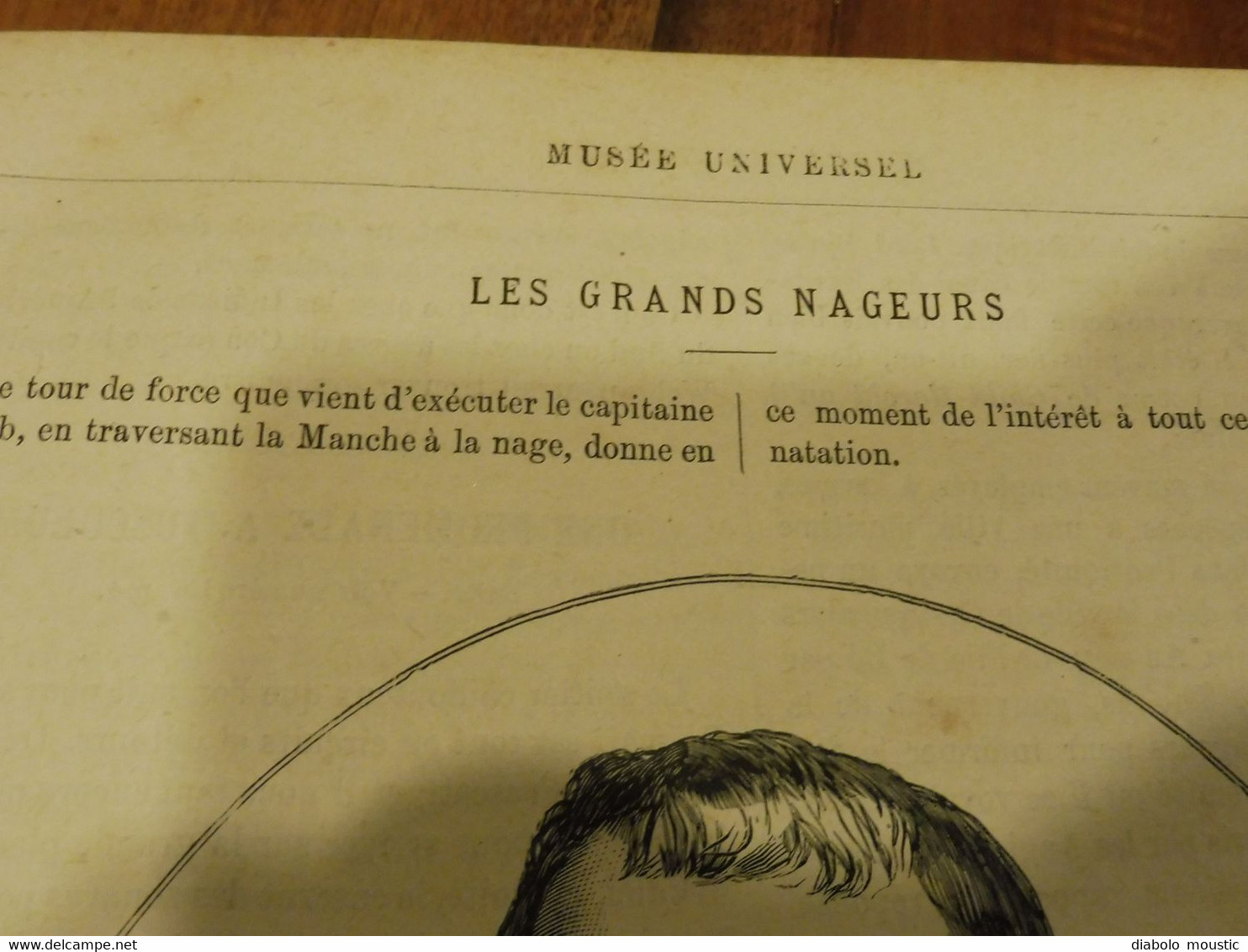 1876 : MUSÉE UNIVERSEL :École Navale de Brest avec le "BORDA" ;Italie (Tusculum); etc , Nombreuses gravures