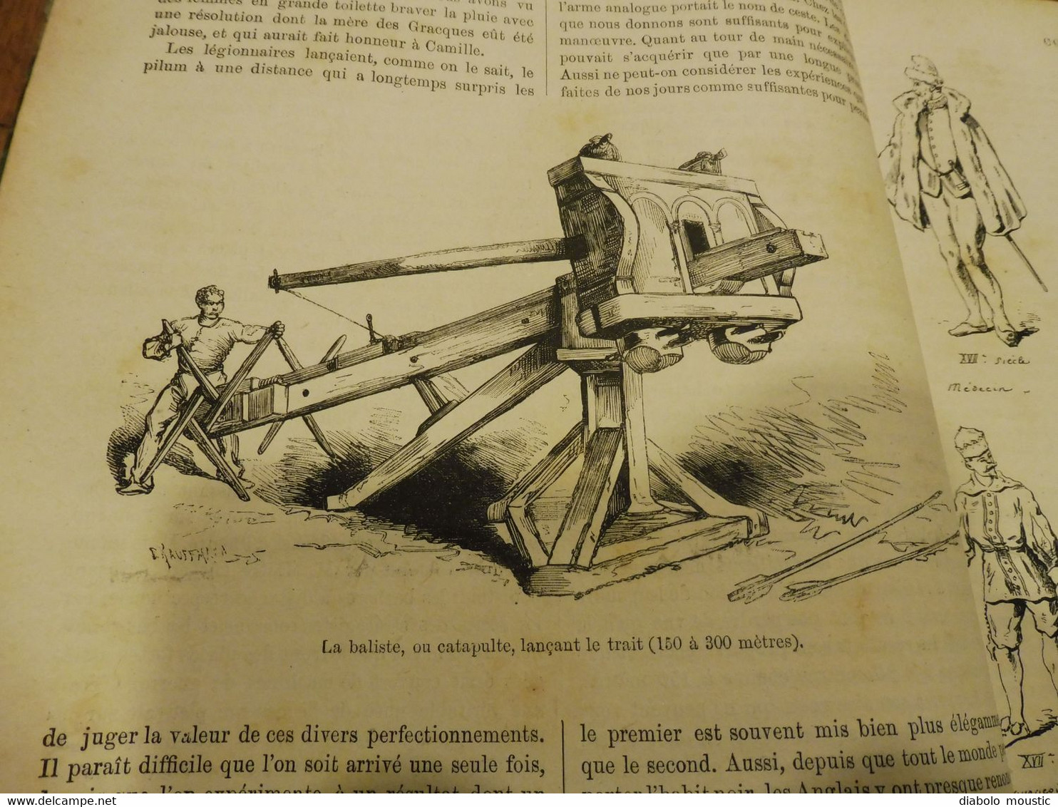 1876 : MUSÉE UNIVERSEL :École Navale de Brest avec le "BORDA" ;Italie (Tusculum); etc , Nombreuses gravures