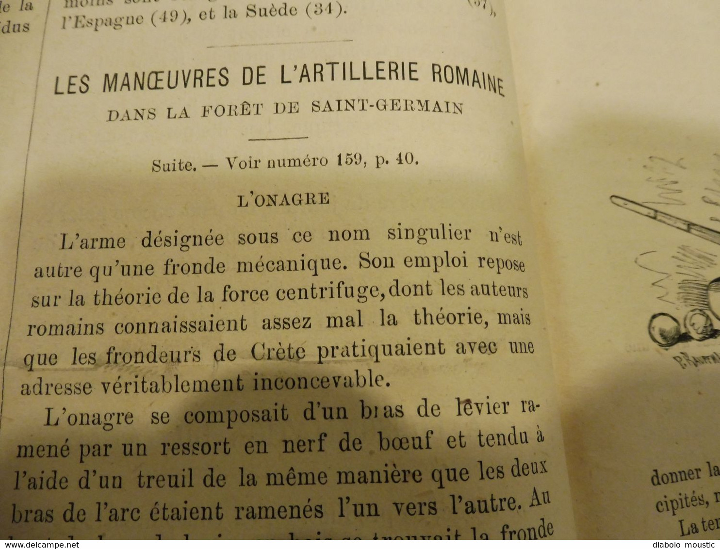 1876 : MUSÉE UNIVERSEL :École Navale de Brest avec le "BORDA" ;Italie (Tusculum); etc , Nombreuses gravures