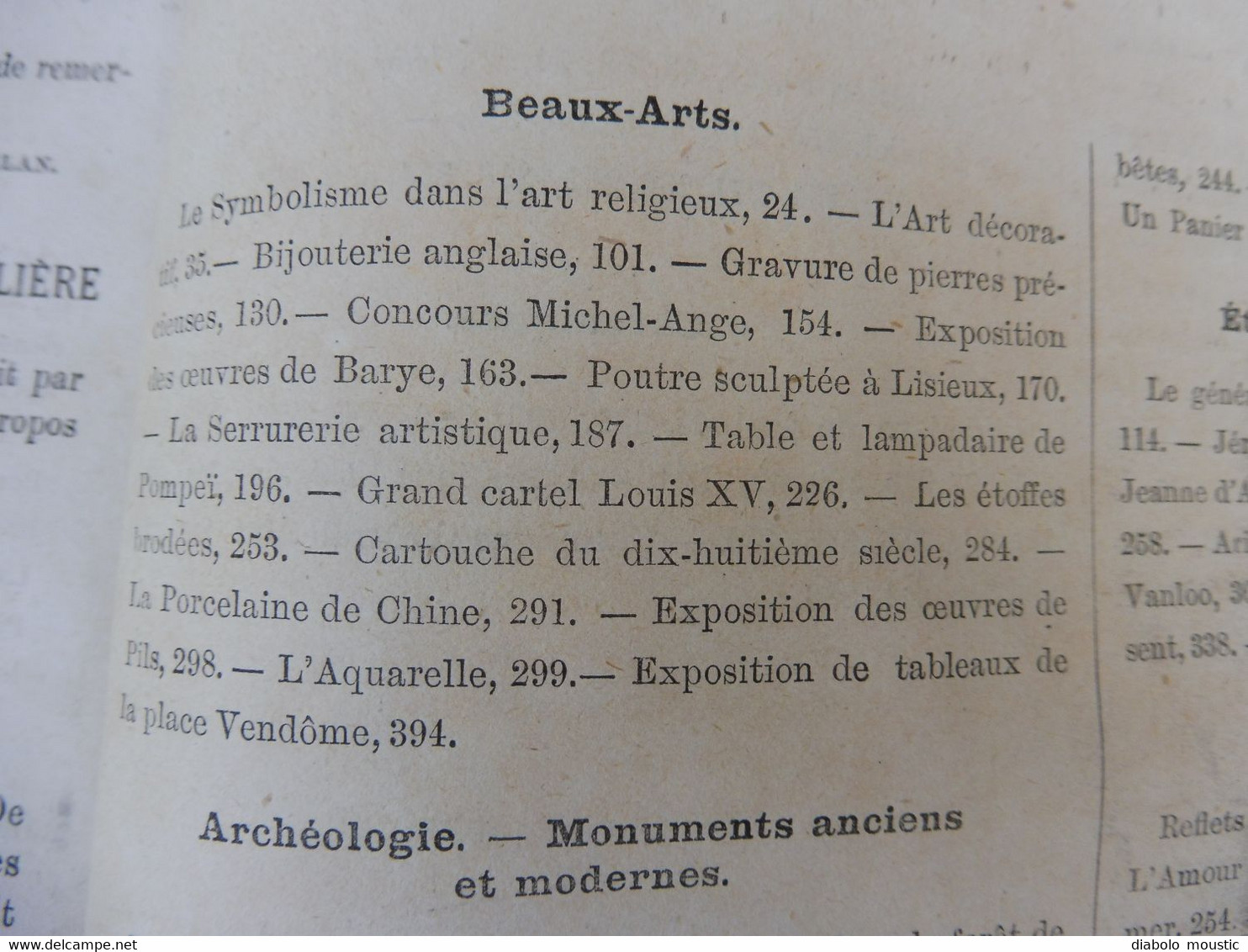 1876 : MUSÉE UNIVERSEL :École Navale de Brest avec le "BORDA" ;Italie (Tusculum); etc , Nombreuses gravures
