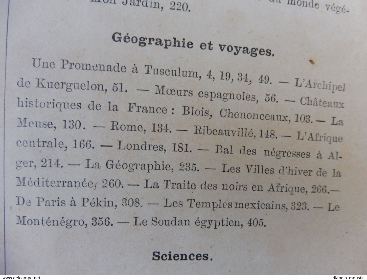 1876 : MUSÉE UNIVERSEL :École Navale de Brest avec le "BORDA" ;Italie (Tusculum); etc , Nombreuses gravures