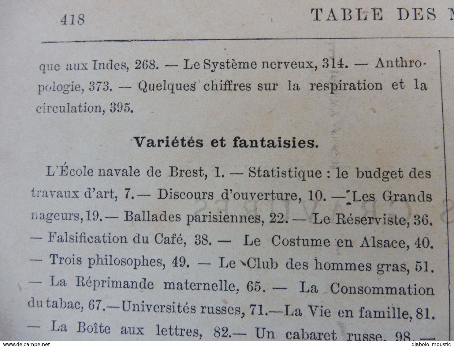 1876 : MUSÉE UNIVERSEL :École Navale de Brest avec le "BORDA" ;Italie (Tusculum); etc , Nombreuses gravures