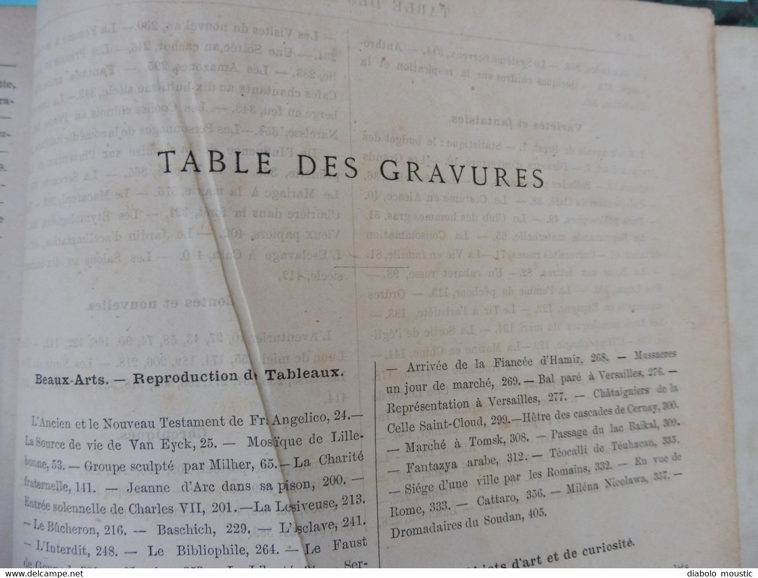 1876 : MUSÉE UNIVERSEL :École Navale de Brest avec le "BORDA" ;Italie (Tusculum); etc , Nombreuses gravures