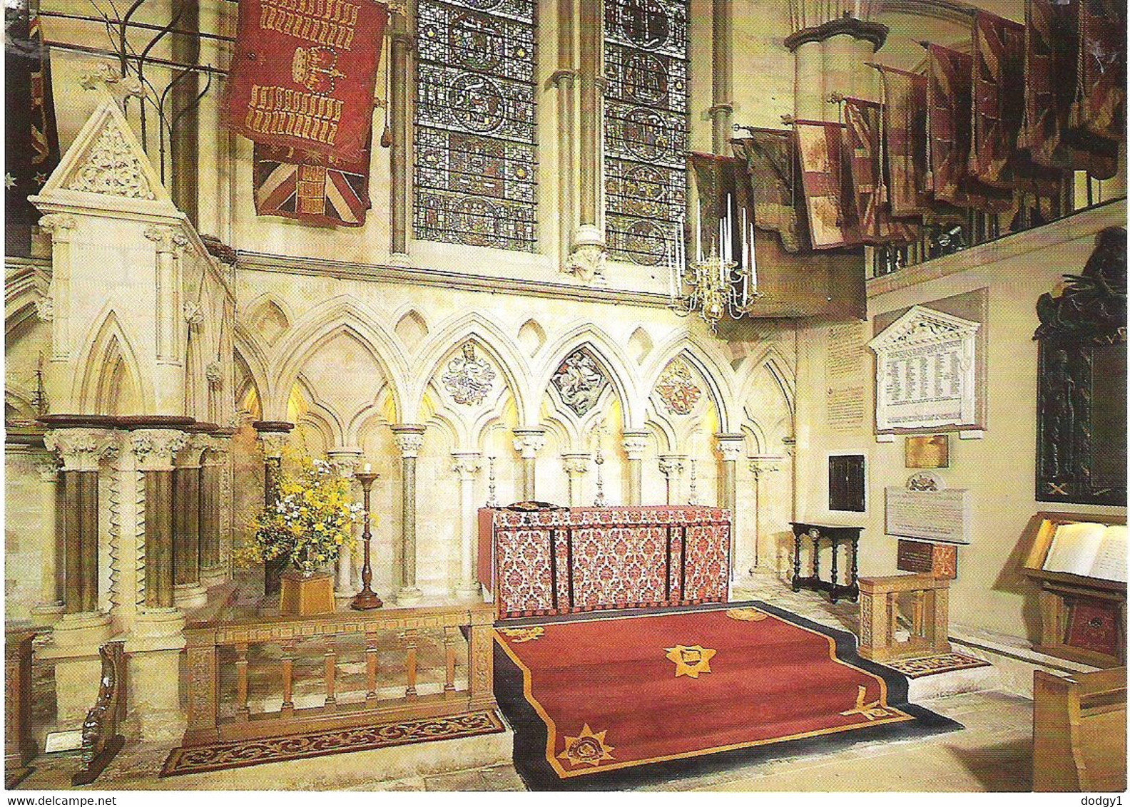 THE SOLDIERS' CHAPEL, LINCOLN CATHEDRAL, LINCOLN, ENGLAND. UNUSED POSTCARD Ak7 - Lincoln