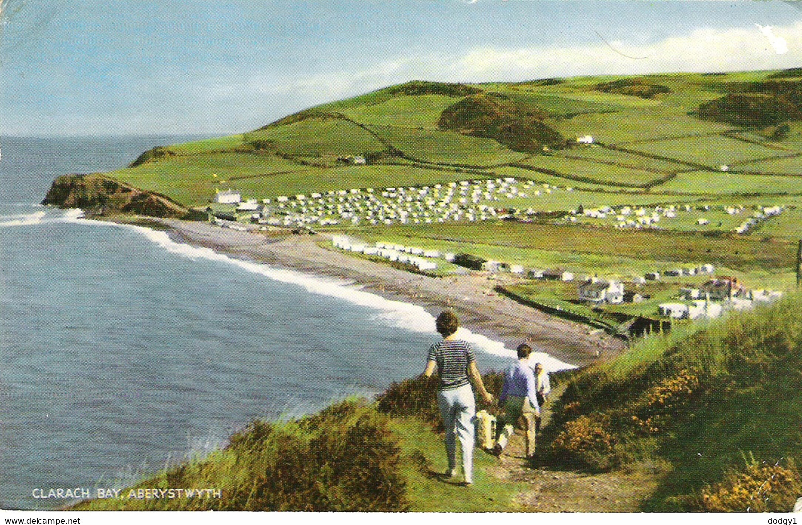 CLARACH BAY, ABERYSTWTH, WALES. Circa 1966 USED POSTCARD Ak8 - Merionethshire