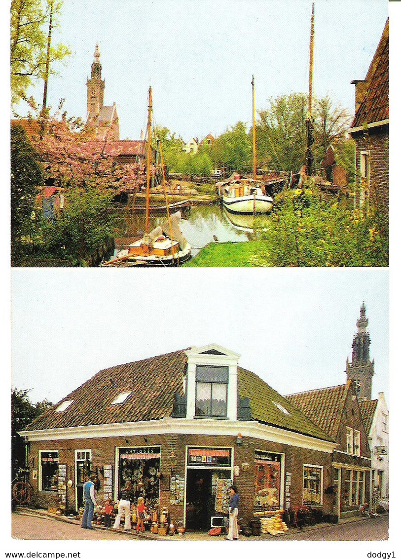 SCENES FROM EDAM, NORTH HOLLAND. UNUSED POSTCARD Ak9 - Edam