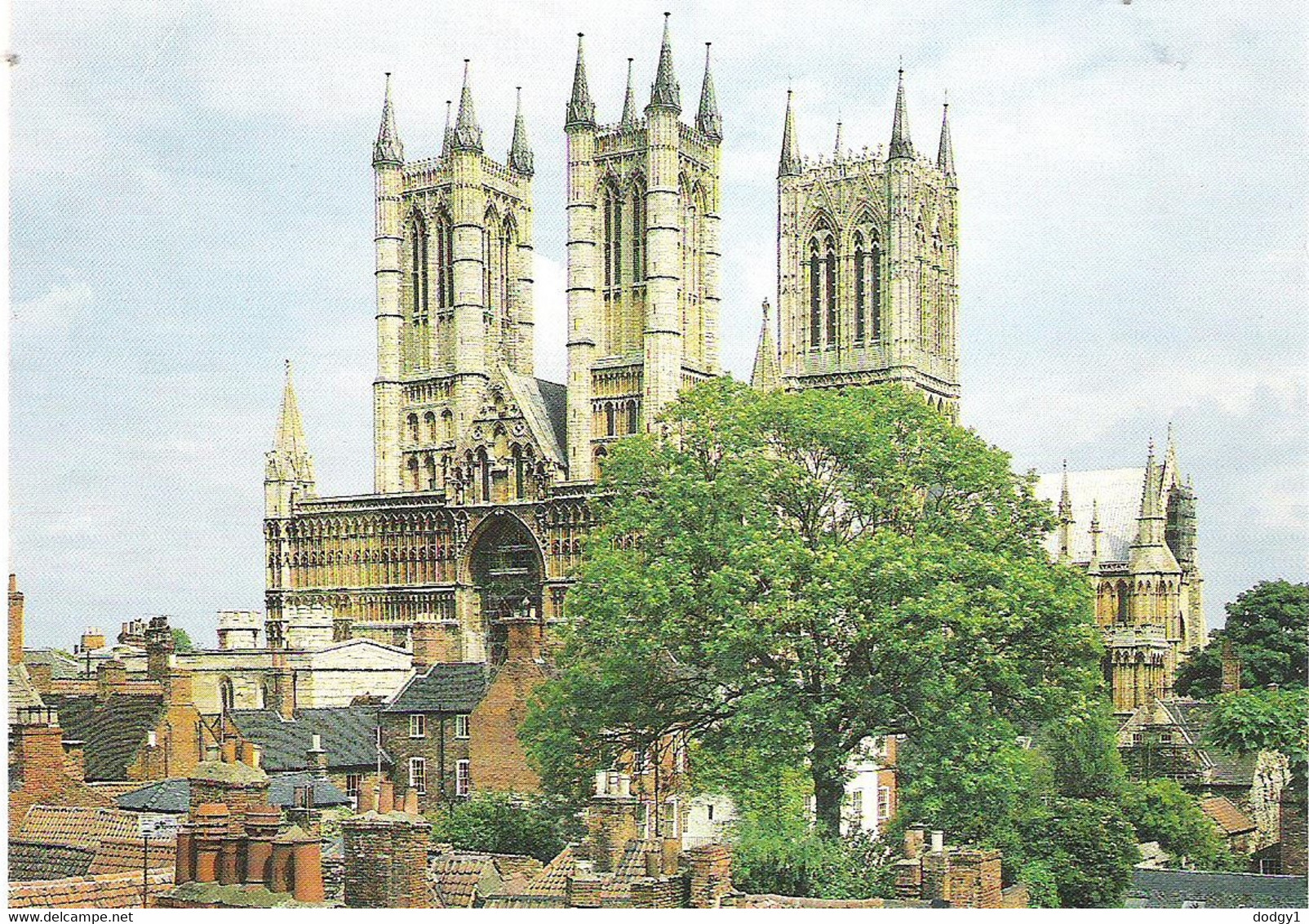 LINCOLN CATHEDRAL, LINCOLN, ENGLAND. UNUSED POSTCARD Ak9 - Lincoln