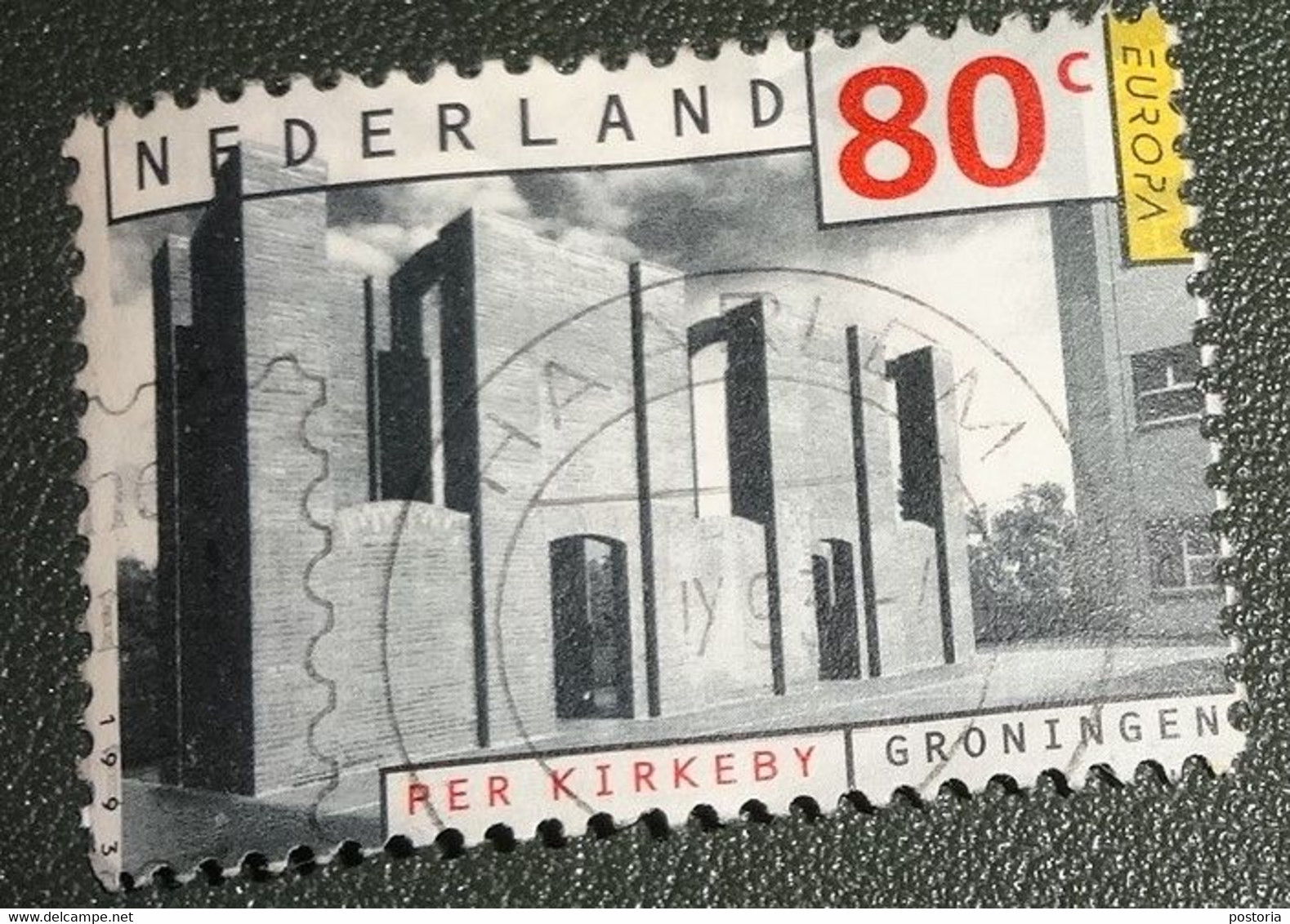 Nederland - NVPH - 1566 - 1993 -  Gestempeld - Cancelled - Europa - Hedendaags Kunst - Sculptuur Per Kirkeby - Groningen - Used Stamps