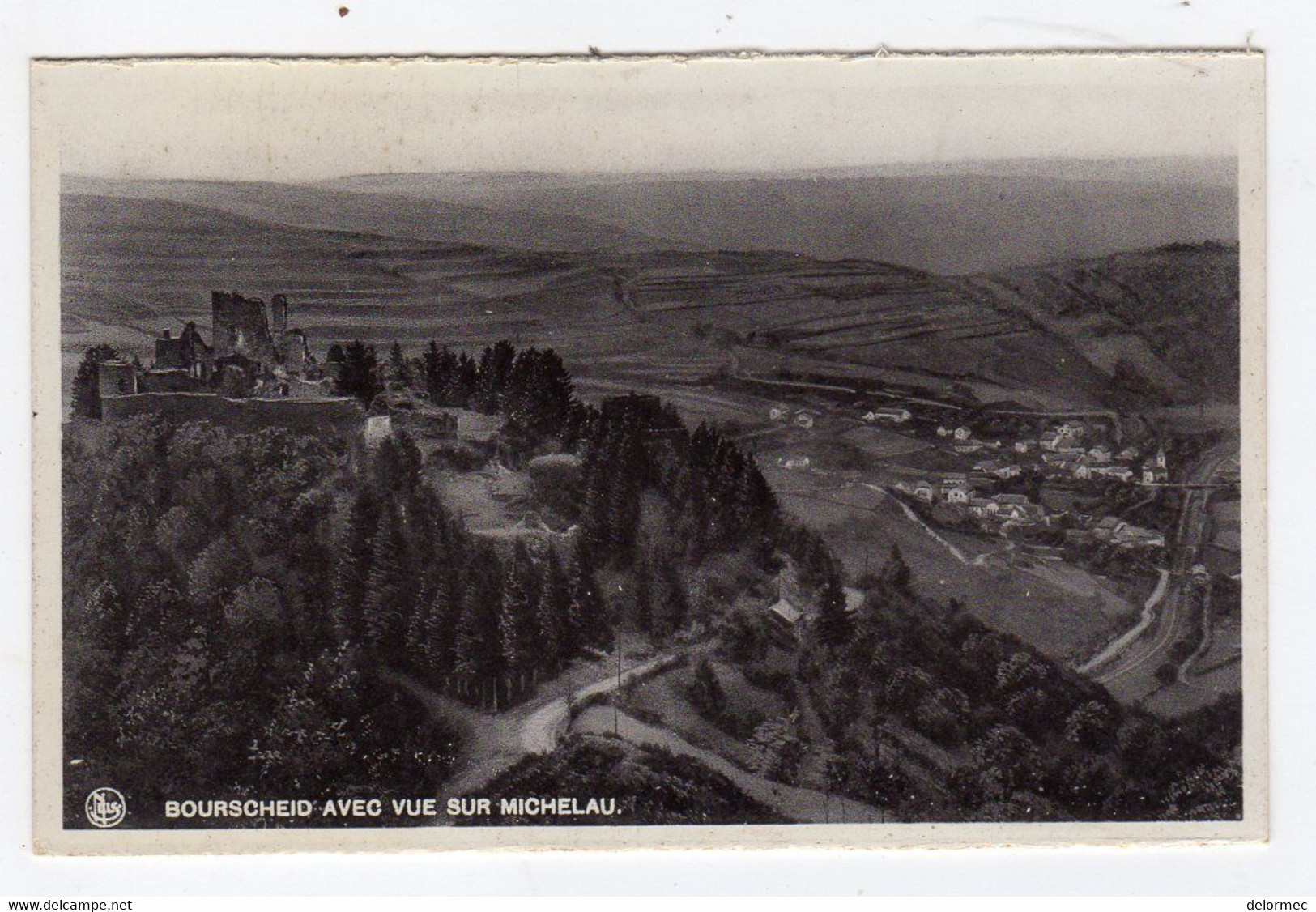 CPSM Bourscheid Luxembourg Vue Sur Michelau éditeur EA Schaack - Bourscheid