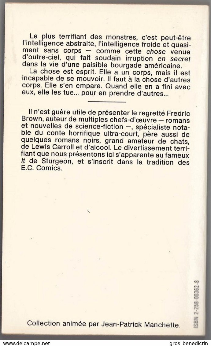 Futurama N°14 - Fedric Brown - "L'esprit De La Chose" - 1978 - Presses De La Cité