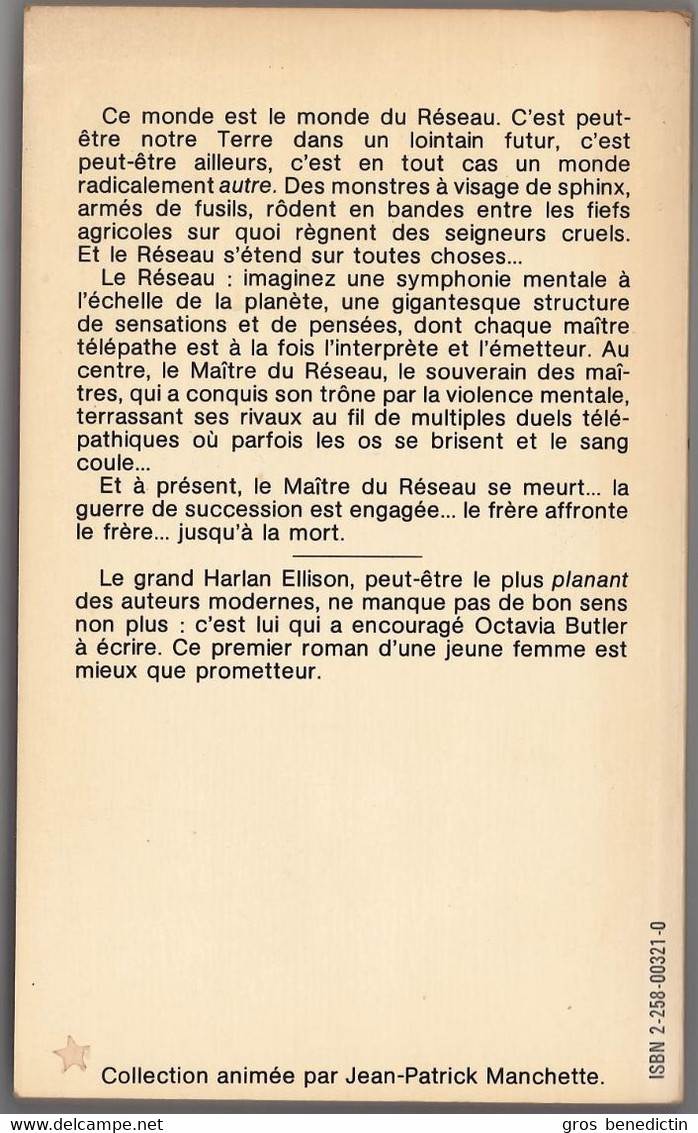 Futurama N°12 - Octavia Butler - "Le Maitre Du Réseau" - 1977 - Presses De La Cité