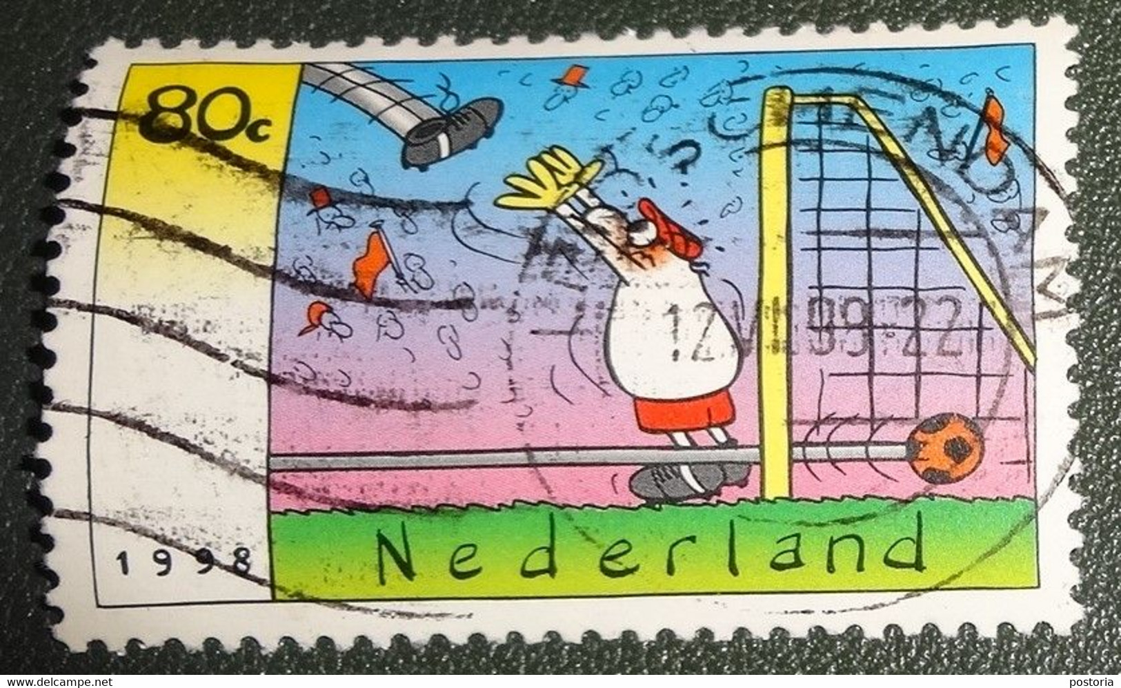 Nederland - NVPH - 1763 - 1998 -  Gestempeld - Cancelled - FC Knudde - Doelman Dirk - Oblitérés