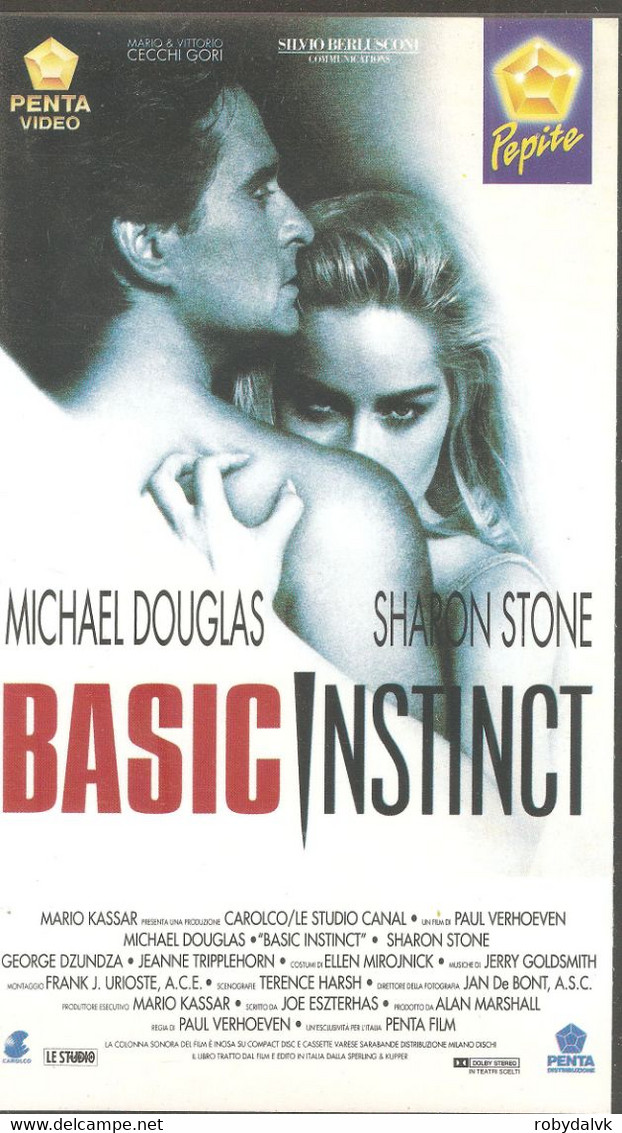 V6 - BASIC INSTINCT - Sharon Stone E Michael Douglas - Comedy