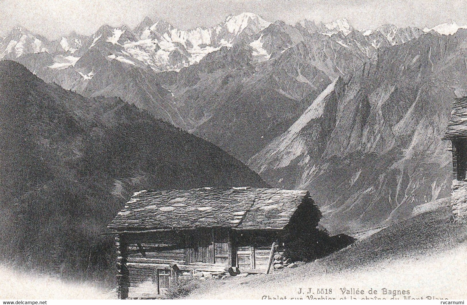 Vallée De Bages;Chalet Sur Verbier Et La Chaine Du Mont Blanc. - Other & Unclassified